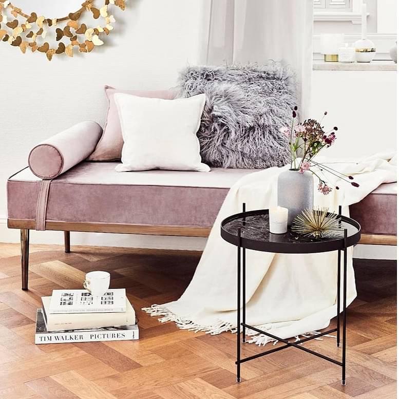 Bristol End Table in Black Finish
