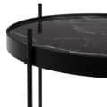 Bristol End Table in Black Finish - top_view