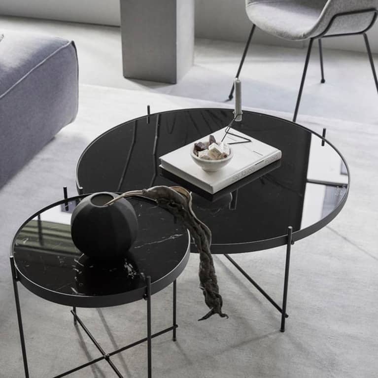 Bristol End Table in Black Finish