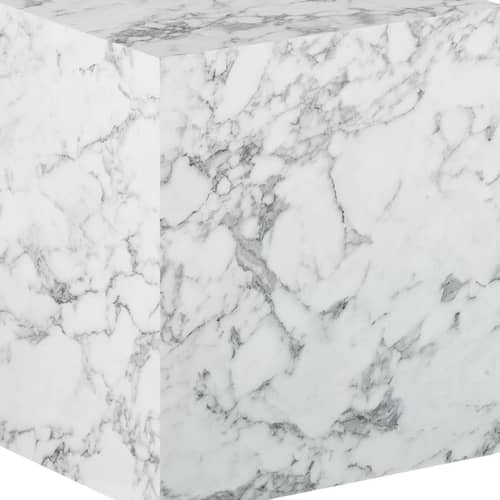 Barcelona End Table in White Finish