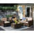 Argo Wicker Outdoor Patio Furniture Set with Table - photo