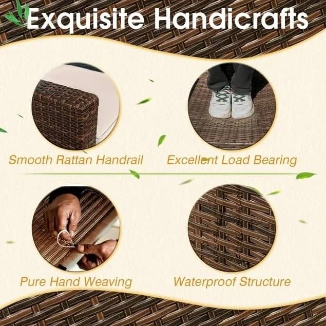 Argo Wicker Outdoor Patio Furniture Set with Table