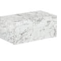 Orleans Coffee Table in White Marble Colour - rear_view