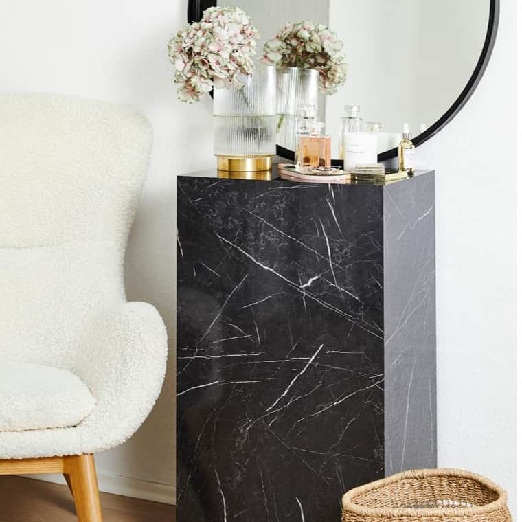 Orleans Coffee Table in Black Marble Colour - left_view