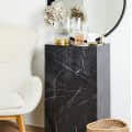 Orleans Coffee Table in Black Marble Colour - left_view