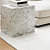 Barcelona End Table in White Finish - front_view