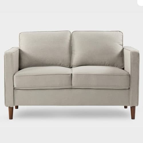 Sapa Fabric 2 Seater Sofa In Beige Colour