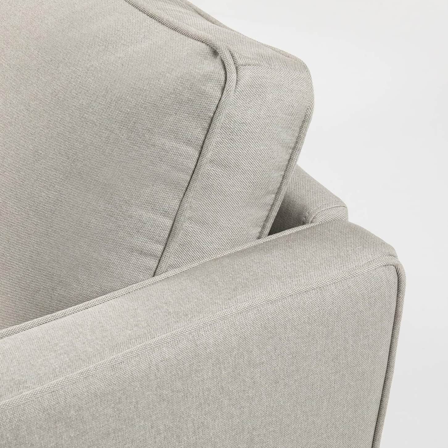 Sapa Fabric 2 Seater Sofa In Beige Colour - top_view