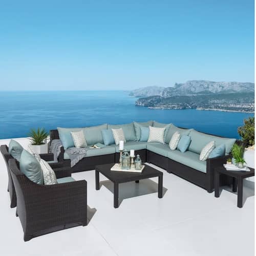 Argo Rattan Sofa set with table