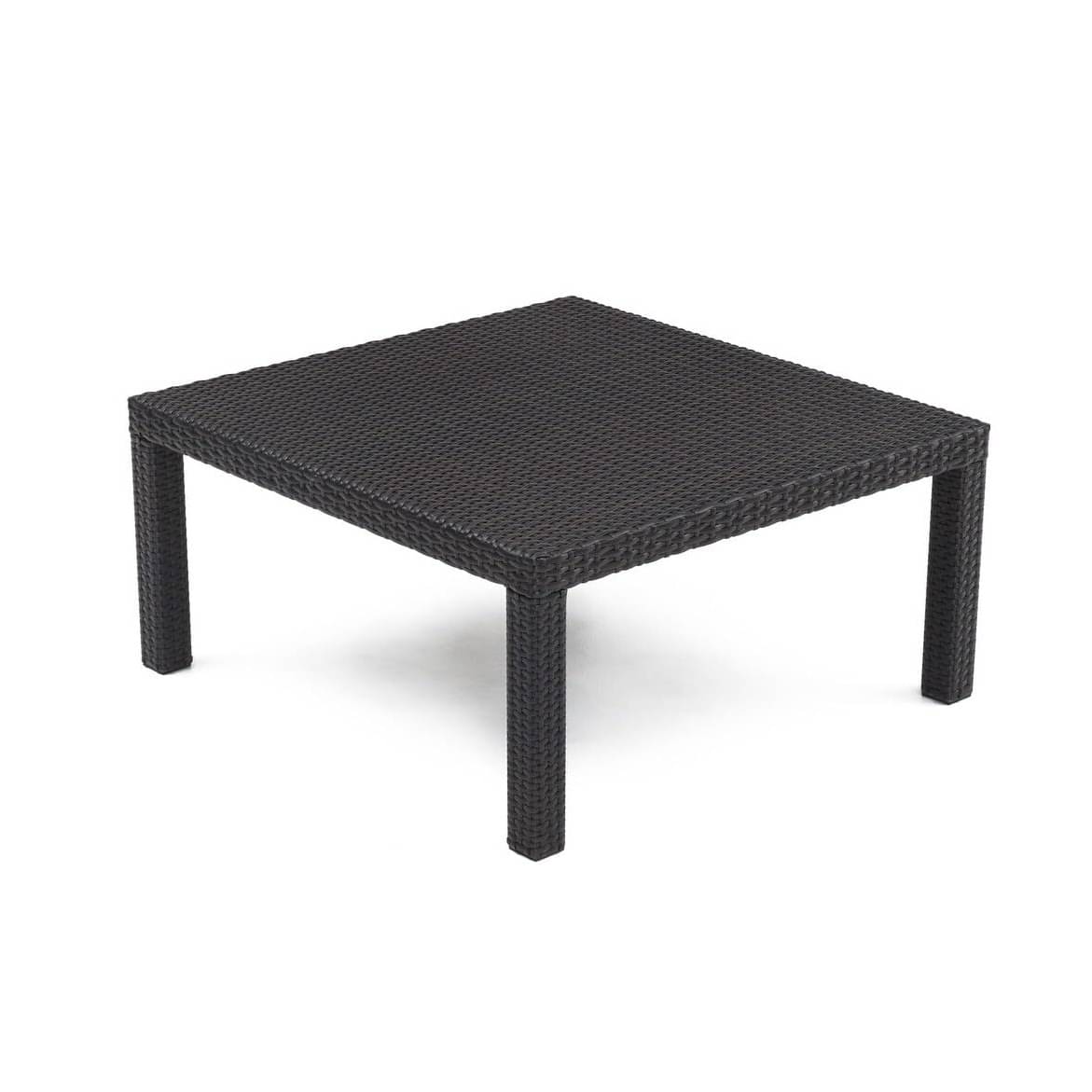 Rattan Waterproof Sectional Sofa Set with Side and Center Table