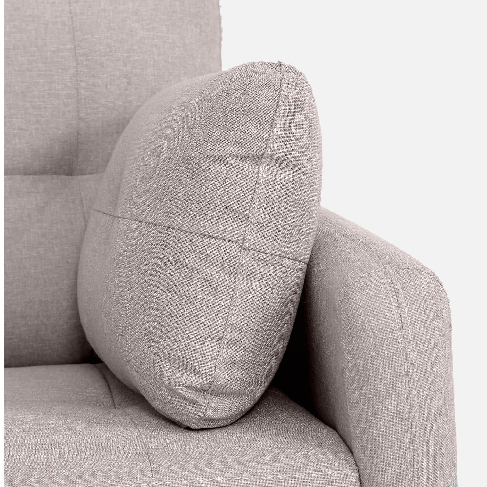 Sapa 2 Seater Fabirc Sofa - left_view