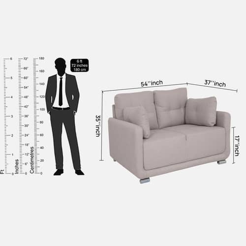 Sapa 2 Seater Fabirc Sofa