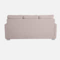 Sapa 3 Seater Sofa in Beige Colour - rear_view