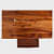 Warren Sheesham Wood Study Desk with Drawer - rear_view