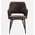 Modway Armchair in Black Color - top_view