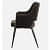 Modway Armchair in Black Color - rear_view