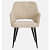 Modway Armchair with Beige and Black Color - rear_view