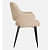 Modway Armchair with Beige and Black Color - left_view