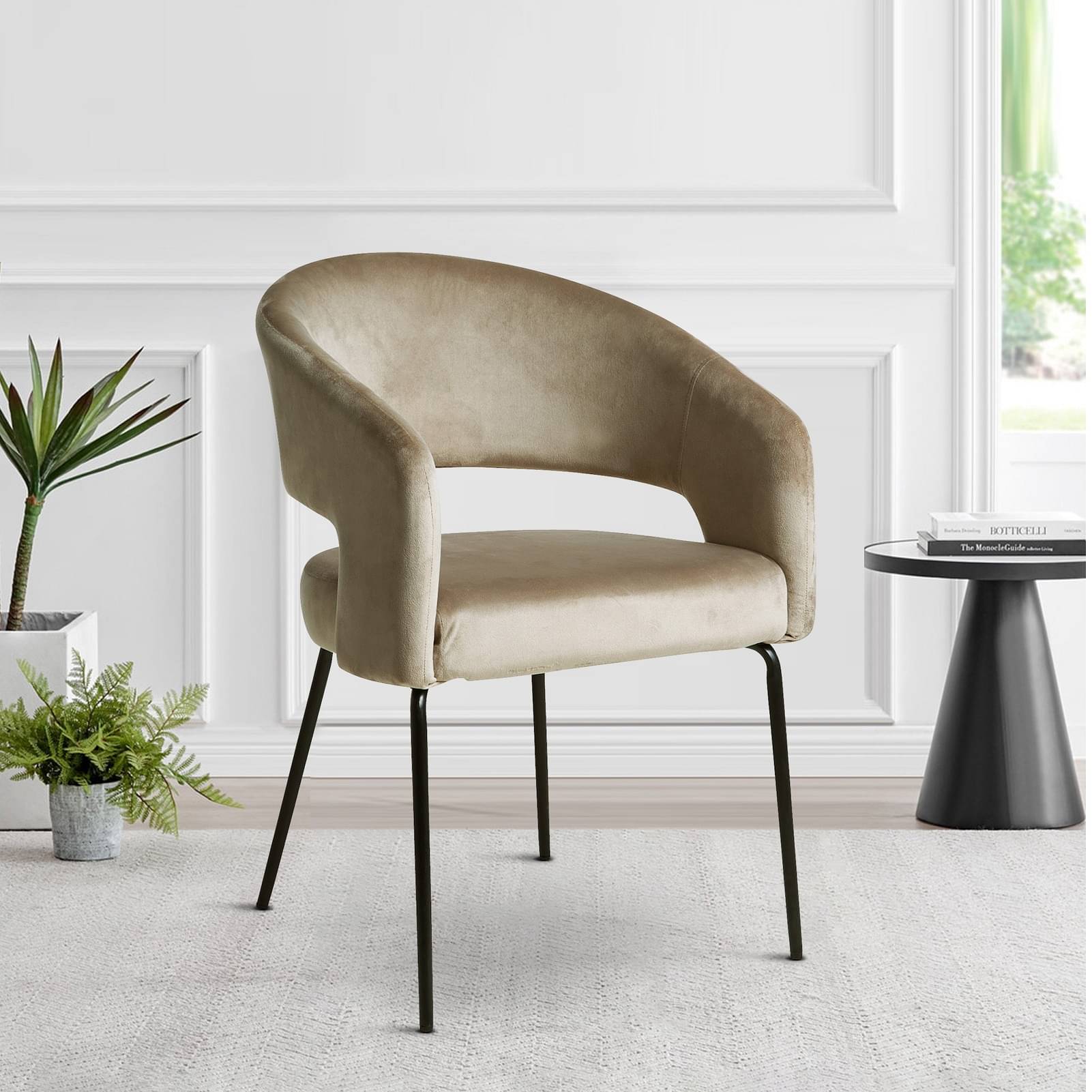 Toreon Arm Chair in beige color