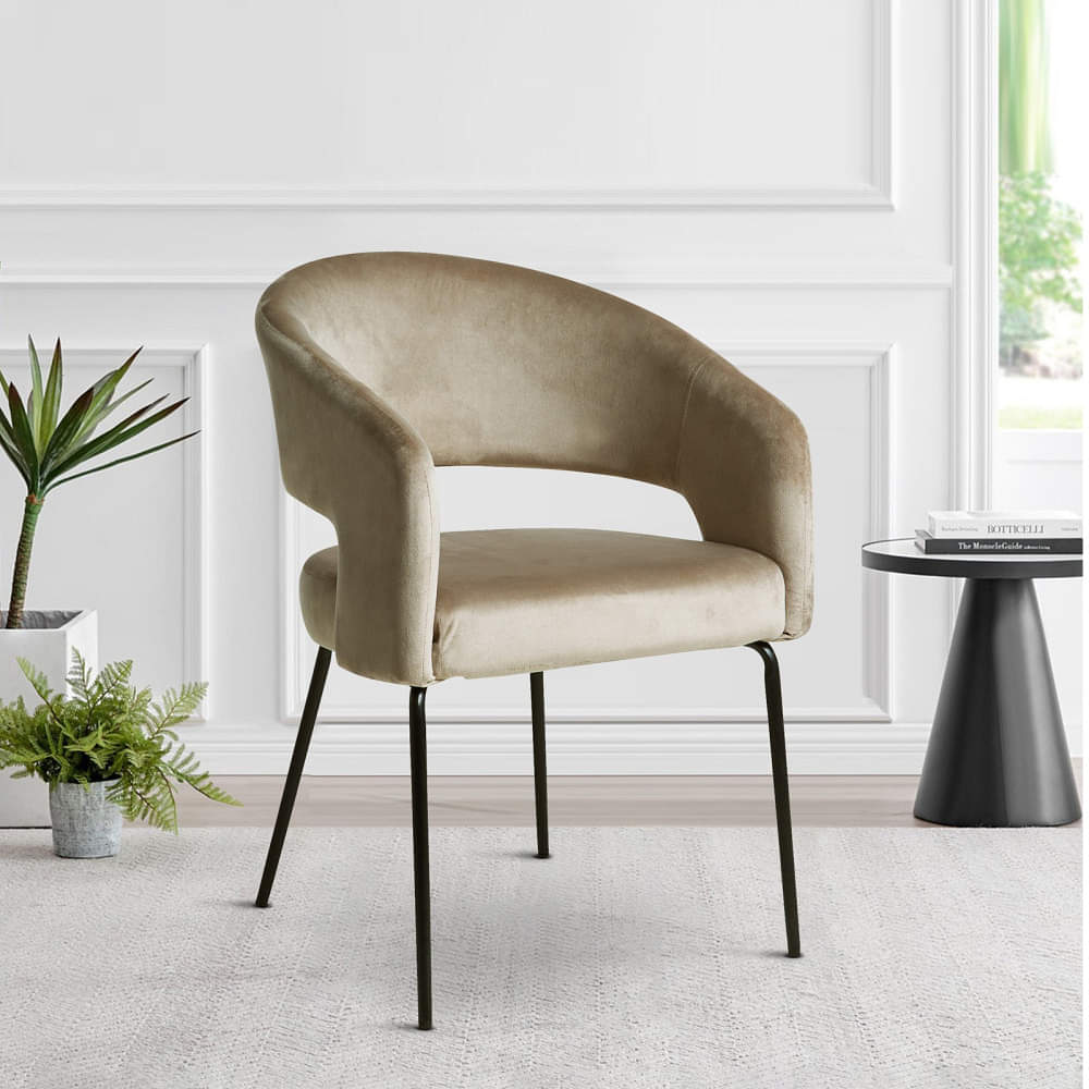 Toreon Arm Chair in beige color - photo