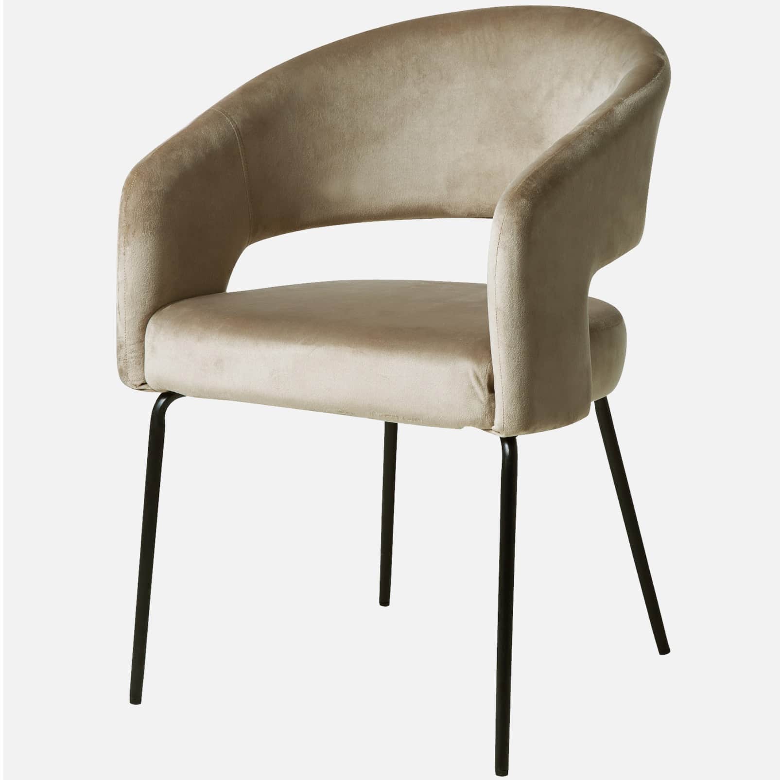 Toreon Arm Chair in beige color - top_view