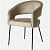 Toreon Arm Chair in beige color - top_view