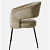Toreon Arm Chair in beige color - left_view