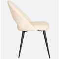Toreon Upholstered Fabric Arm Chair - left_view