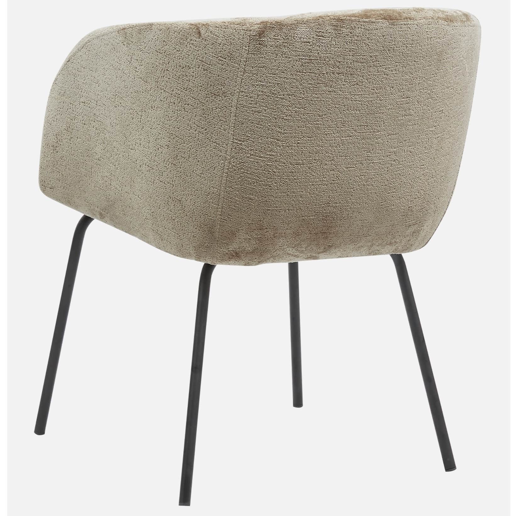Patron Arm Chair in Beige and Black color - top_view