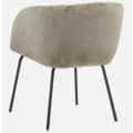 Patron Arm Chair in Beige and Black color - top_view