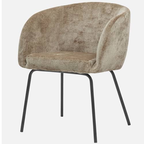 Patron Arm Chair in Beige and Black color