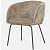 Patron Arm Chair in Beige and Black color - right_view