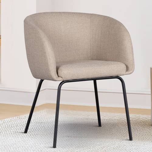 Patron Arm Chair in Beige color