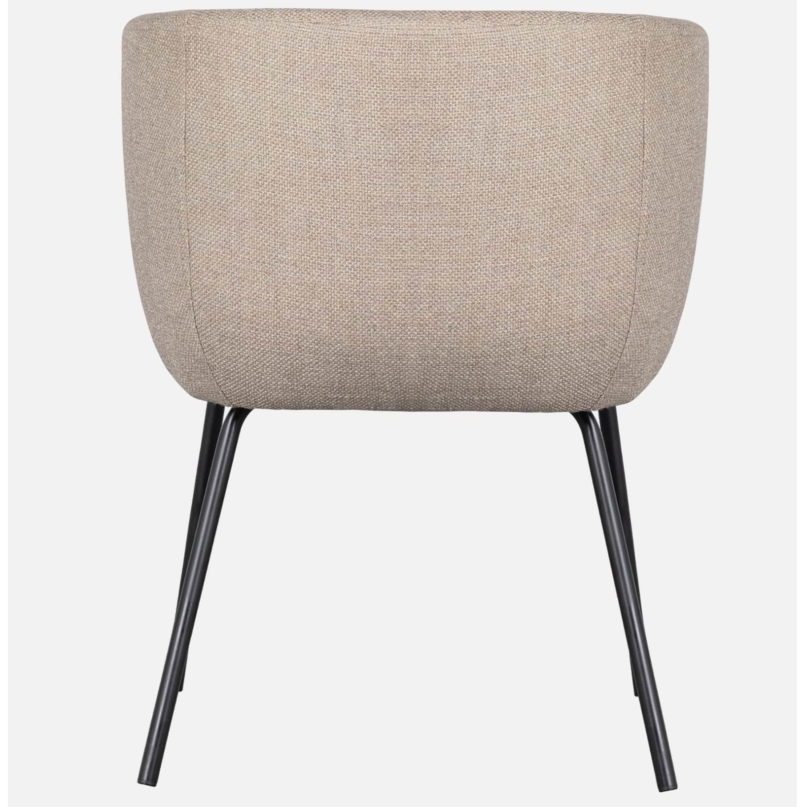 Patron Arm Chair in Beige color - front_view