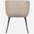 Patron Arm Chair in Beige color - front_view