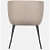 Patron Arm Chair in Beige color - front_view