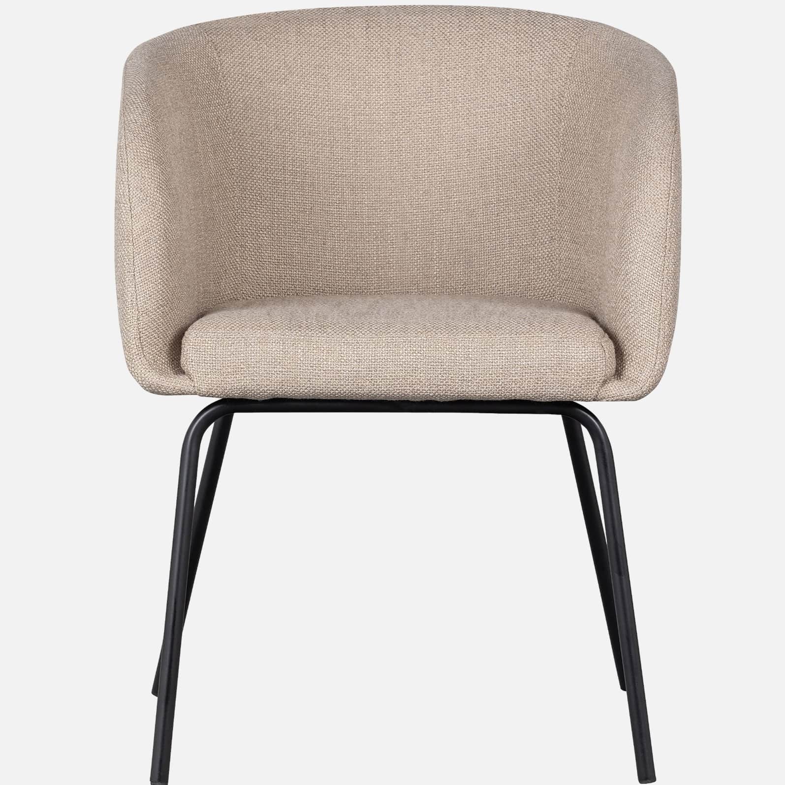Patron Arm Chair in Beige color - left_view