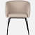 Patron Arm Chair in Beige color - left_view
