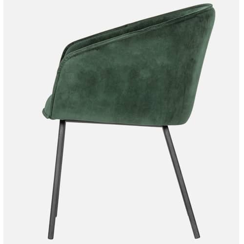 Patron Metal Arm Chair in Green color