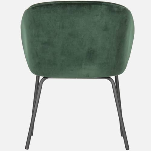 Patron Metal Arm Chair in Green color