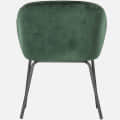 Patron Metal Arm Chair in Green color - top_view