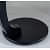 Bristo Round C Shaped End Table with Black Color - top_view
