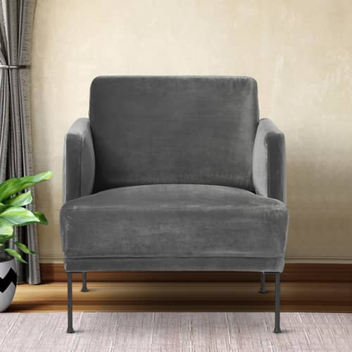 Milton Modern Arm Sofa with Grey color