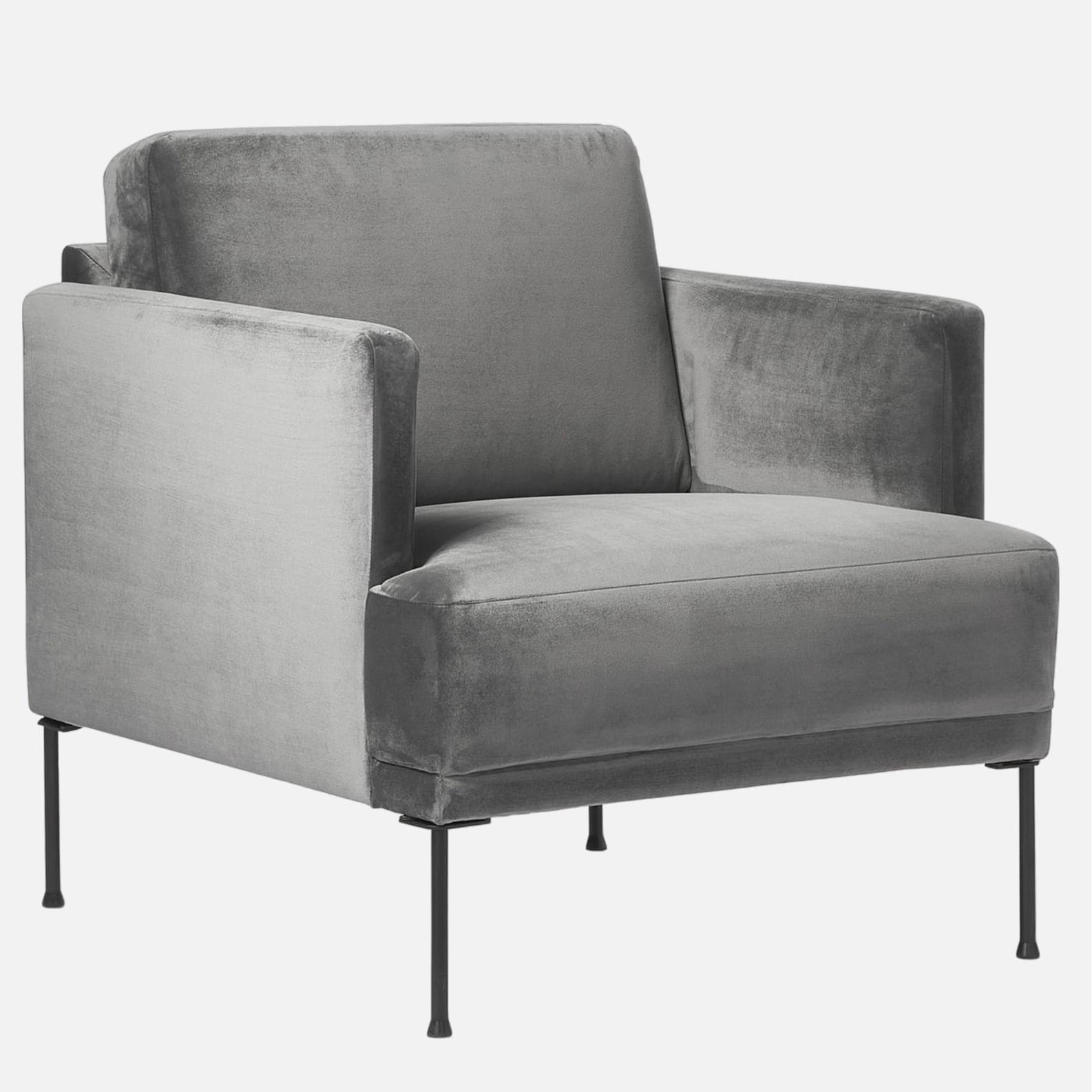 Milton Modern Arm Sofa with Grey color