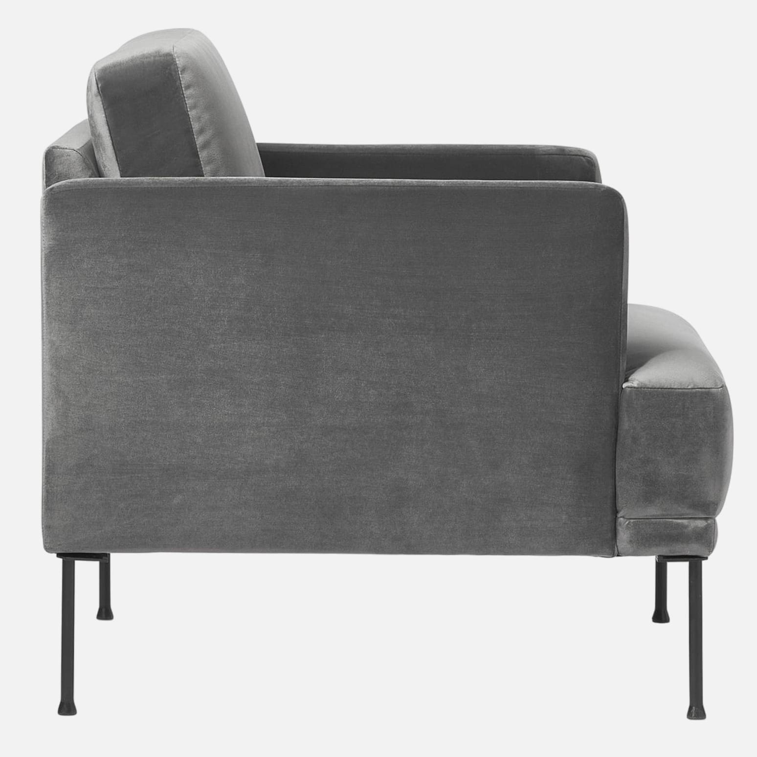 Milton Modern Arm Sofa with Grey color