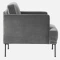 Milton Modern Arm Sofa with Grey color - right_view