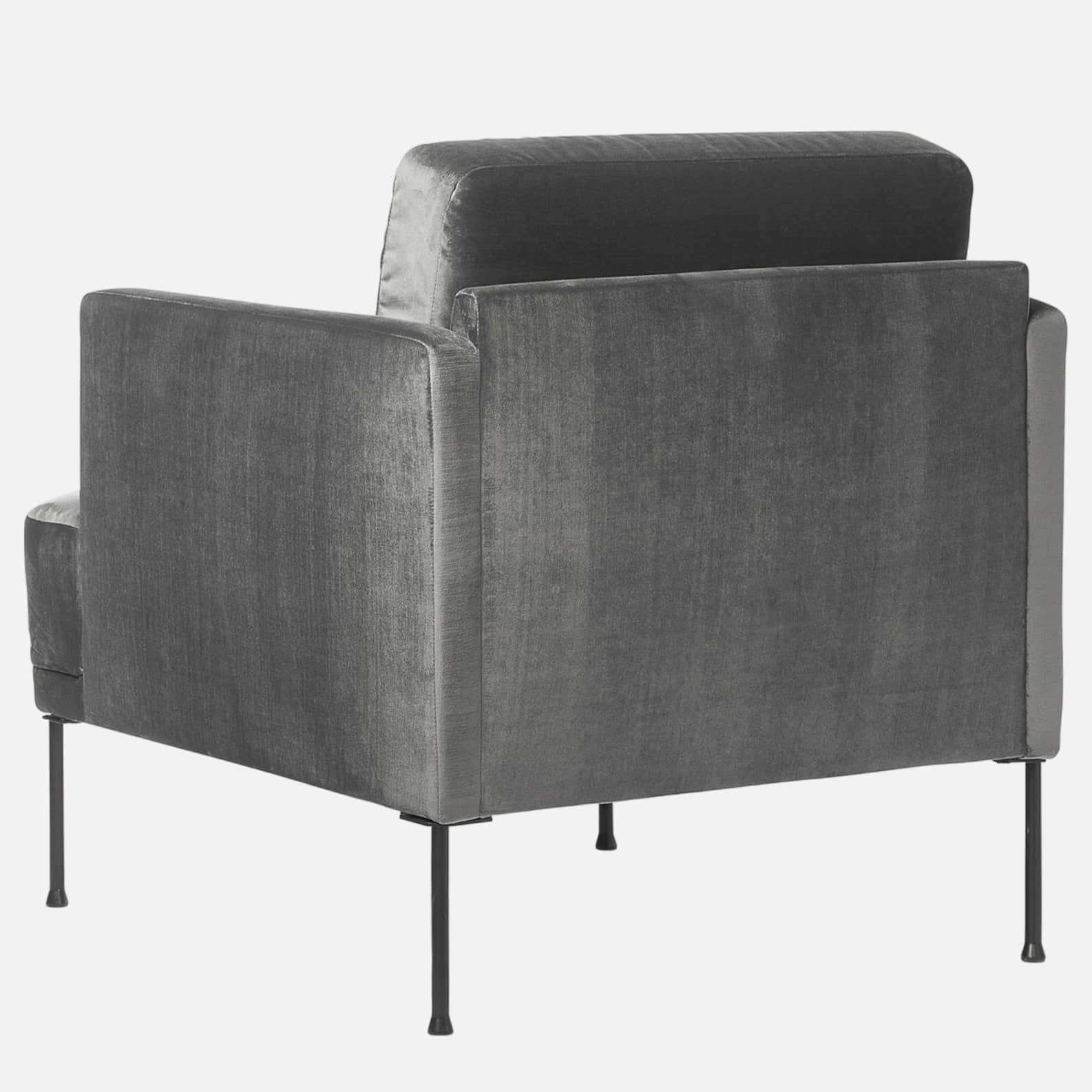 Milton Modern Arm Sofa with Grey color - bottom_view