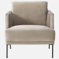 Marbito Metal Arm Sofa - rear_view