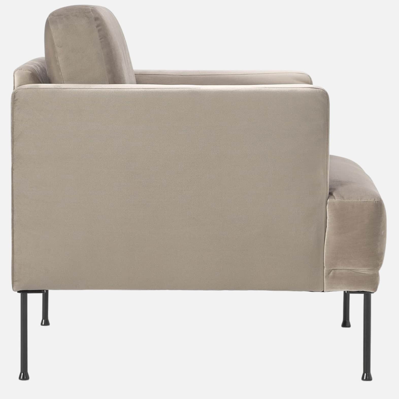 Marbito Metal Arm Sofa - left_view