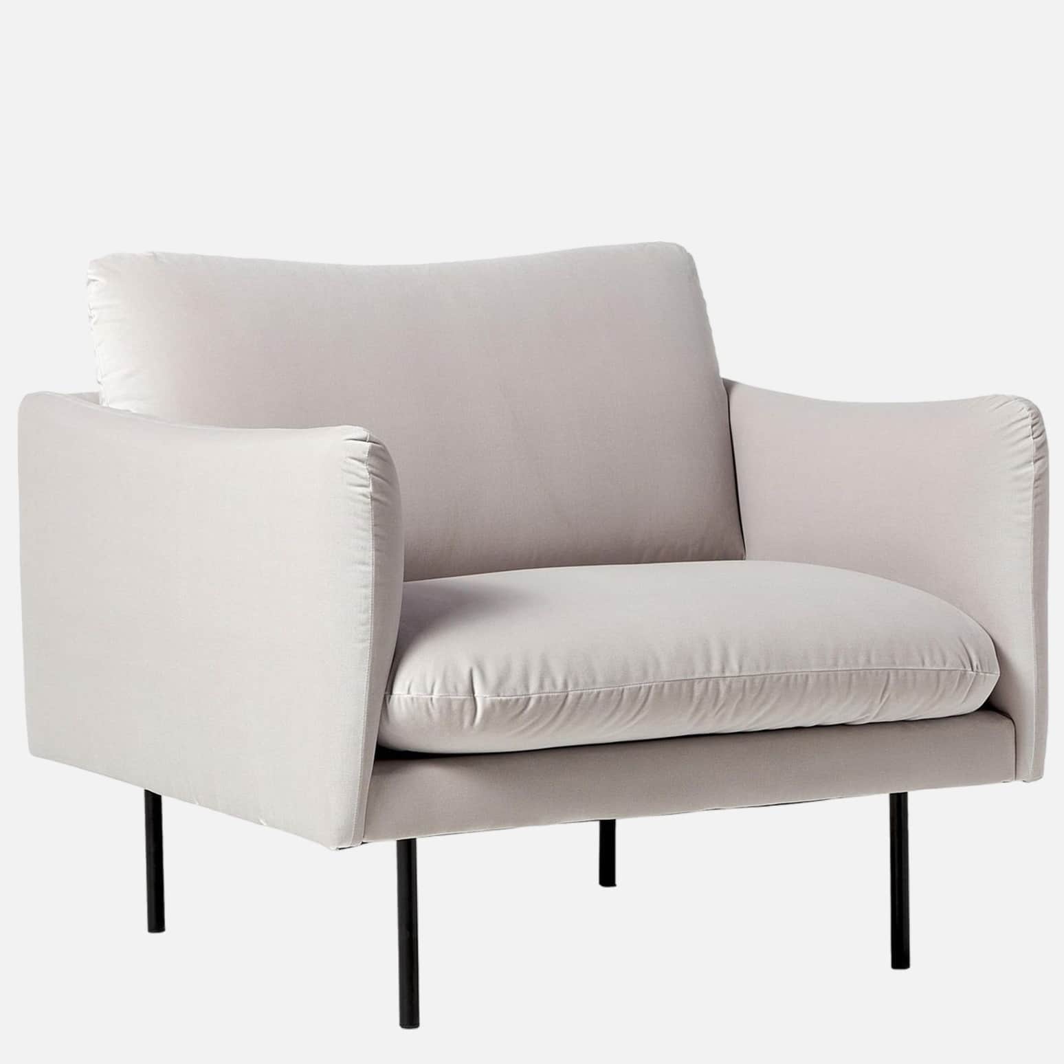 Marbito one seater Sofa with Grey color - top_view